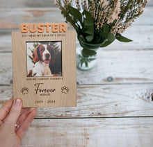 Load image into Gallery viewer, Oak Printed Pet Photo Frame (Dogs)