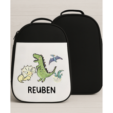 Load image into Gallery viewer, Cute Children’s Lunch Bag Pink or Black (Lots of Designs)