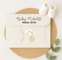 Load image into Gallery viewer, Personalised Felt New Baby Folder (Other Colours Available)