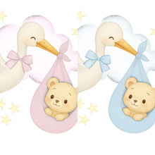 Load image into Gallery viewer, Personalised Felt New Baby Folder (Other Colours Available)