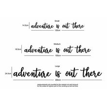 Load image into Gallery viewer, Adventure Is Out There Wall Words & Hot Air Balloons