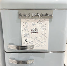 Load image into Gallery viewer, Magnetic Artwork Holder - Cute as a Button by Laura