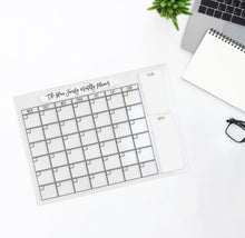Load image into Gallery viewer, Monthly/Weekly Family Planner - Cute as a Button by Laura
