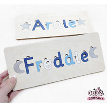 Load image into Gallery viewer, Name Puzzle - Cute as a Button by Laura