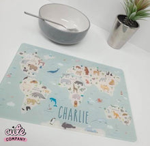 Load image into Gallery viewer, Personalised Printed Placemats (Other Designs Available) - Cute as a Button by Laura
