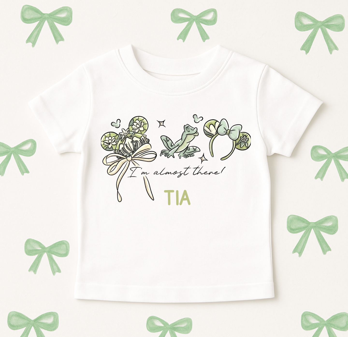 Ears Edit: Tiana Tee (Cuties & Adult Sizes)