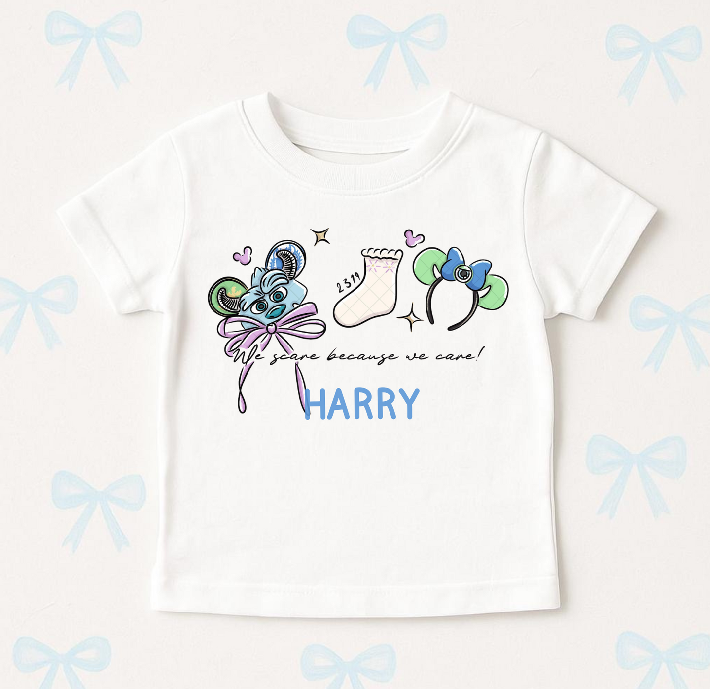 Ears Edit: Monsters Inc Tee (Cuties & Adult Sizes)