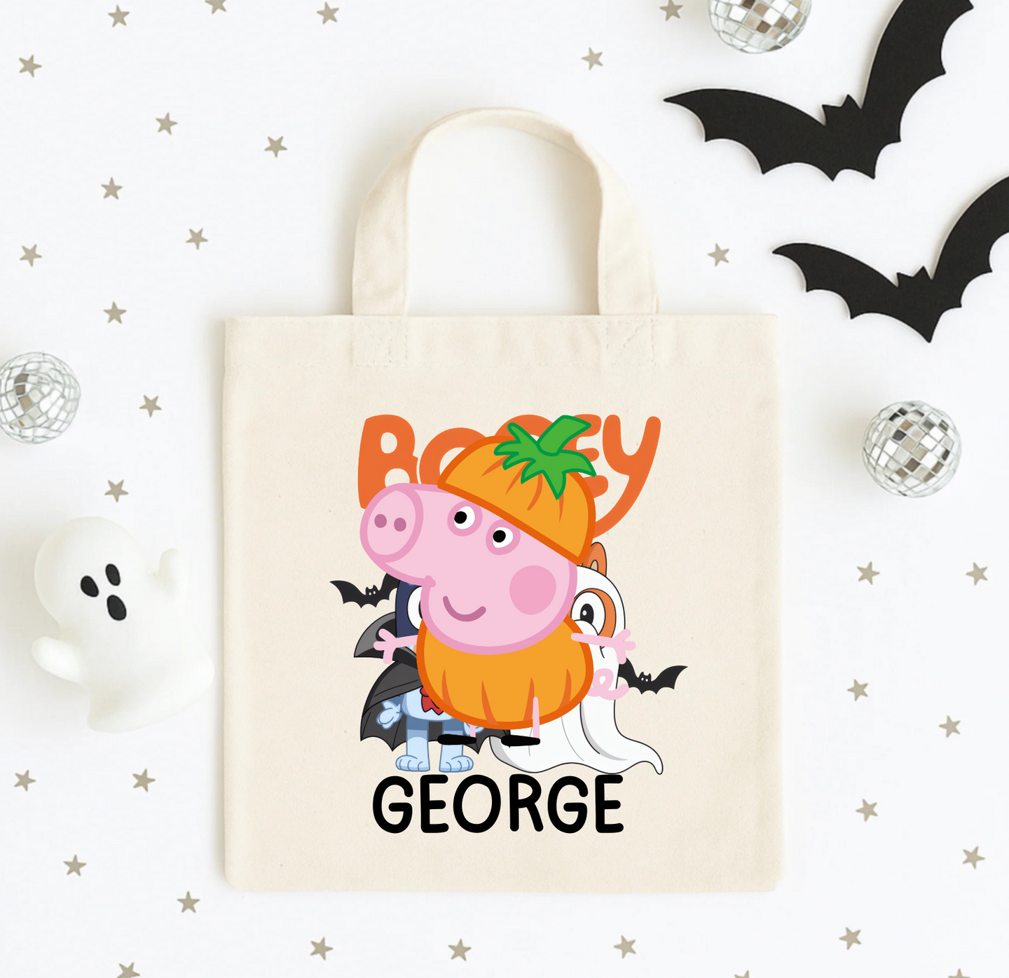 Spooky George Trick or Treat Bag