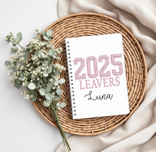 Load image into Gallery viewer, 2025 Leavers Personalised Notebook (Pink or Blue)
