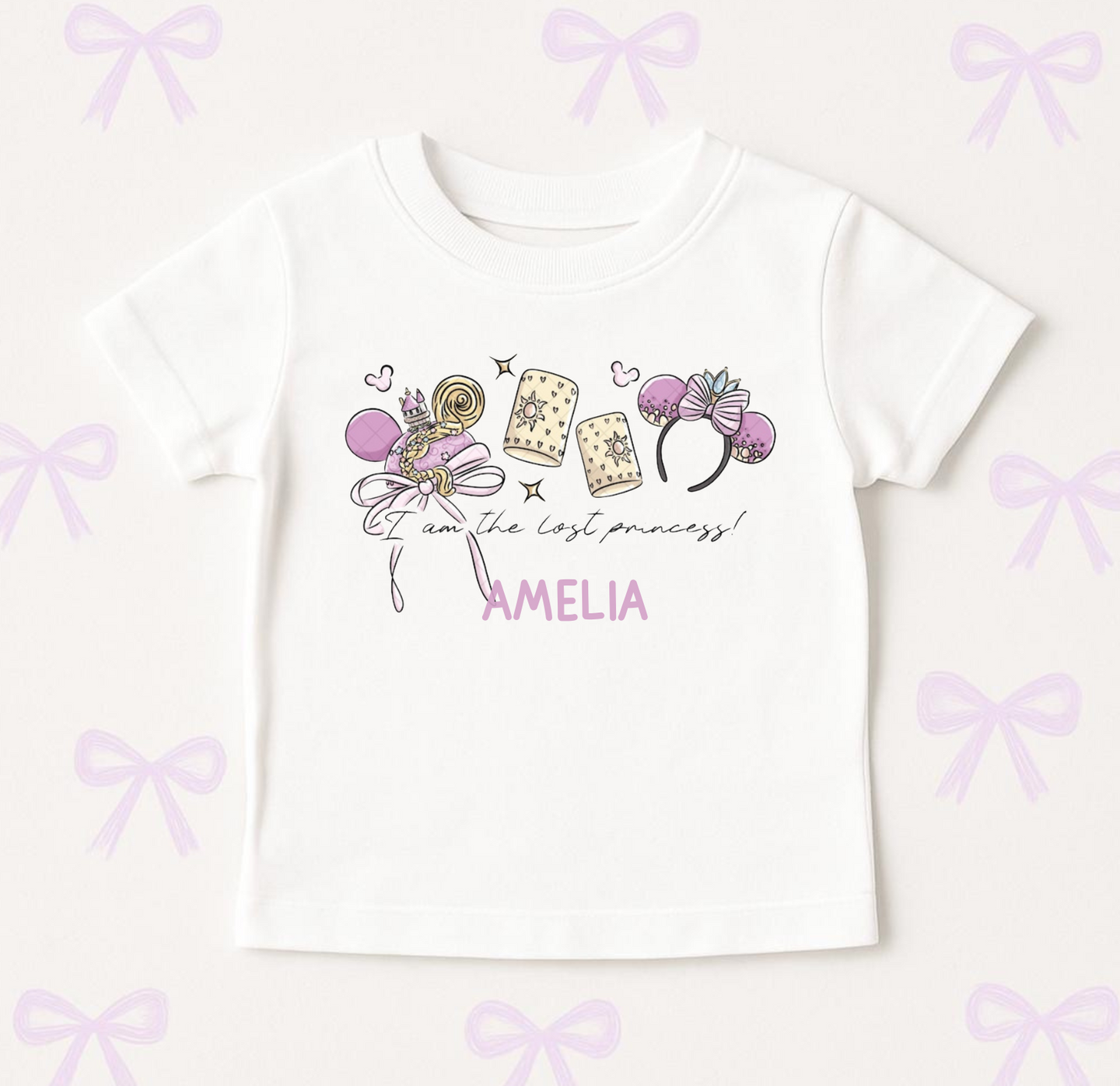 Ears Edit: Rapunzel Tee (Cuties & Adult Sizes)