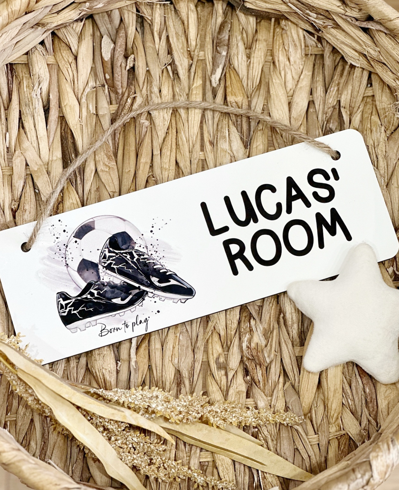 Football Door Plaque