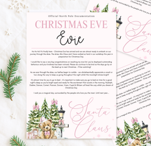 Load image into Gallery viewer, Teddy Christmas Eve Certificate (Pink, Blue or Red)
