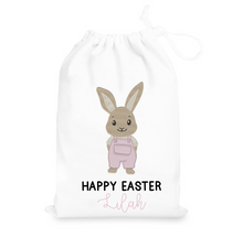 Load image into Gallery viewer, Embroidery Bunny Gift Sack (Pink or Blue)
