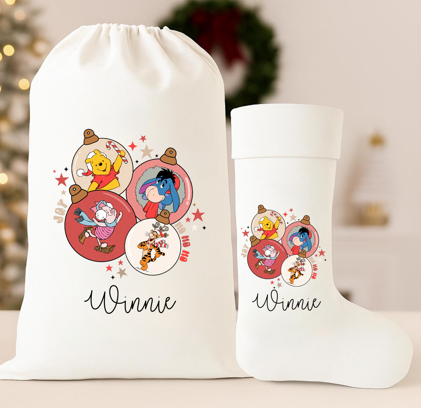 Winnie The Pooh Large Sack/Stocking