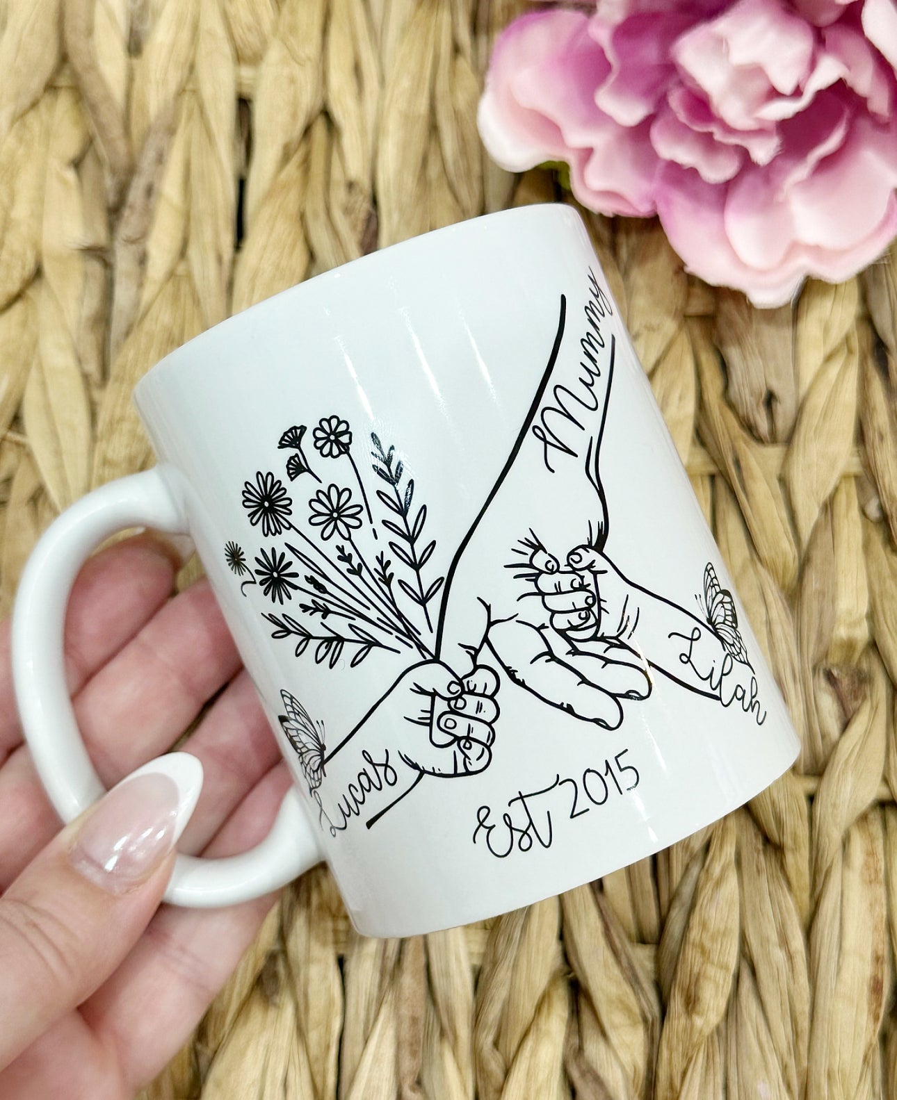 Holding Hands Mug