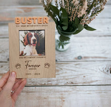 Load image into Gallery viewer, Oak Printed Pet Photo Frame (Dogs)
