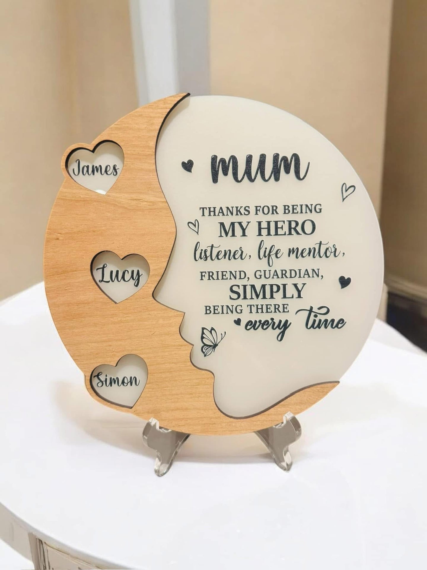 Mother’s Day Heart Plaque