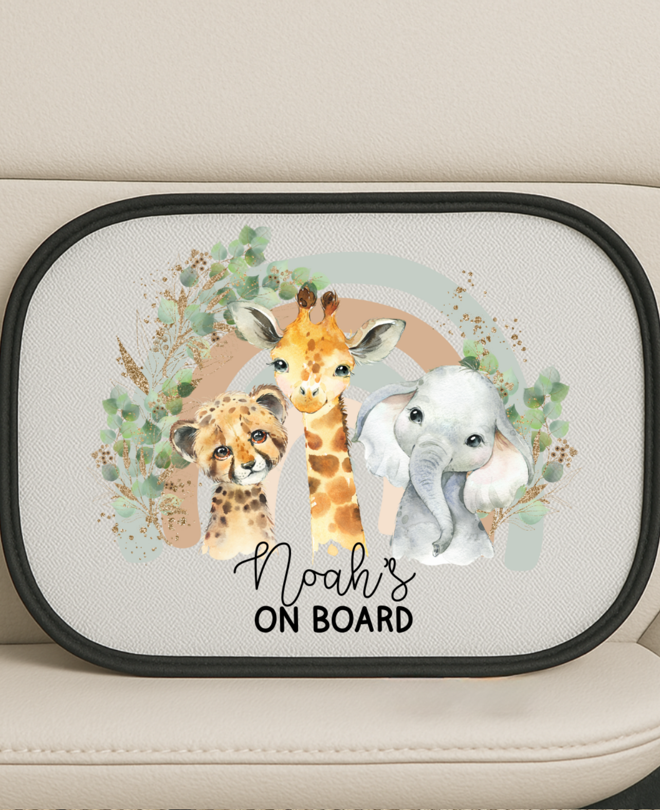 Rainbow Animal SunShade ( Lots of Designs Available)
