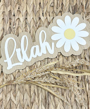 Load image into Gallery viewer, Daisy Name Plaque
