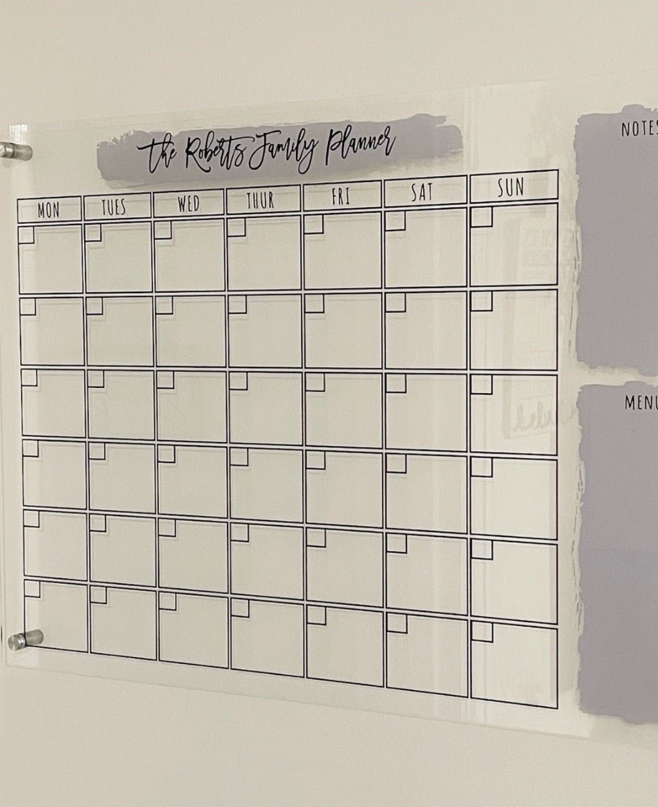 Monthly/Weekly Family Planner