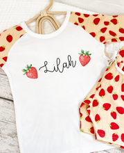Load image into Gallery viewer, Strawberry Shorts Set
