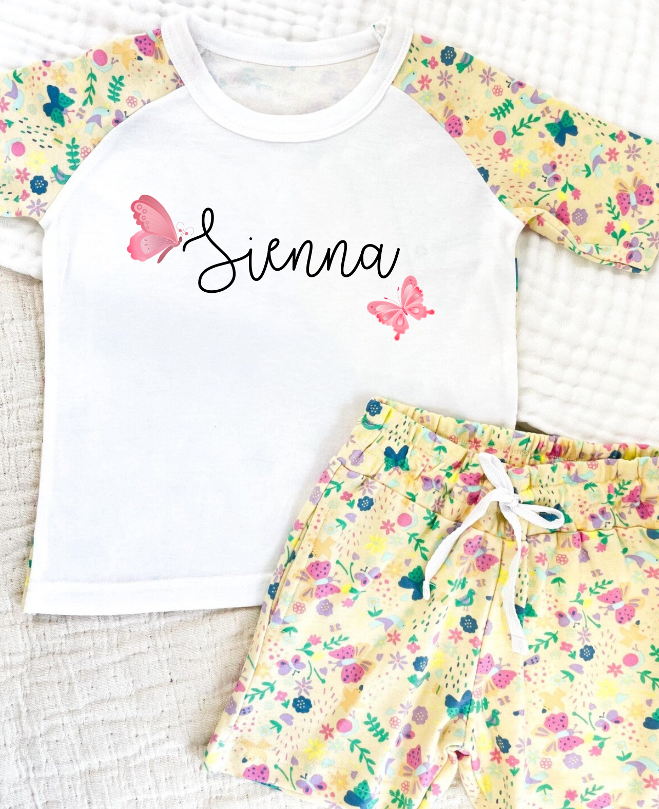 Butterfly Shorts Set