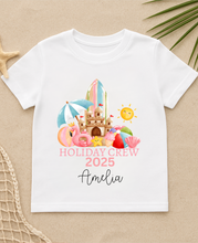 Load image into Gallery viewer, Holiday Crew Tee (Pink or Blue
