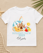 Load image into Gallery viewer, Holiday Crew Tee (Pink or Blue
