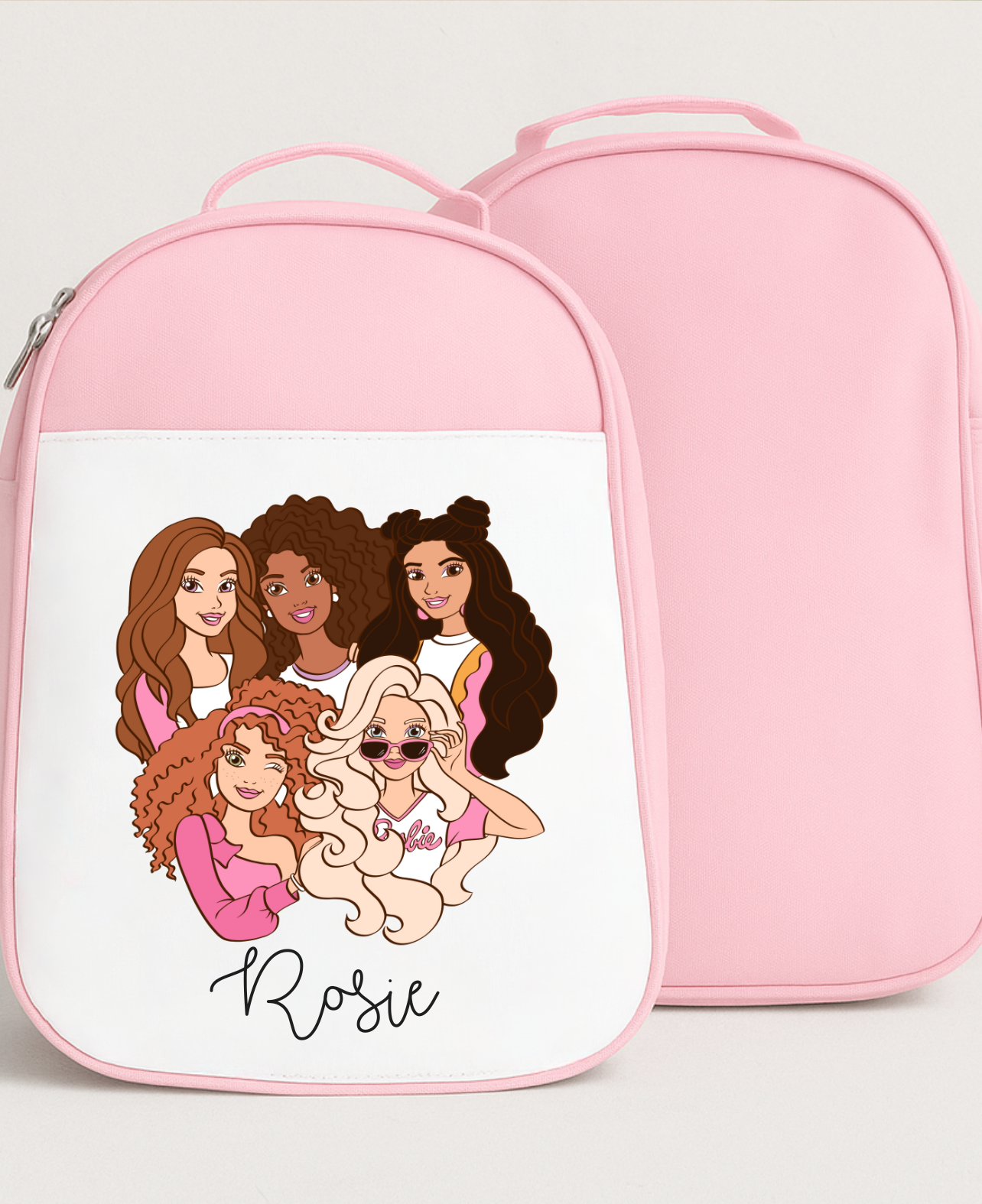 Character Pink Lunch Bag (Lots Of Designs Available)
