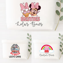 Load image into Gallery viewer, Large Canvas Character Storage Basket (Lots Of Designs Available)
