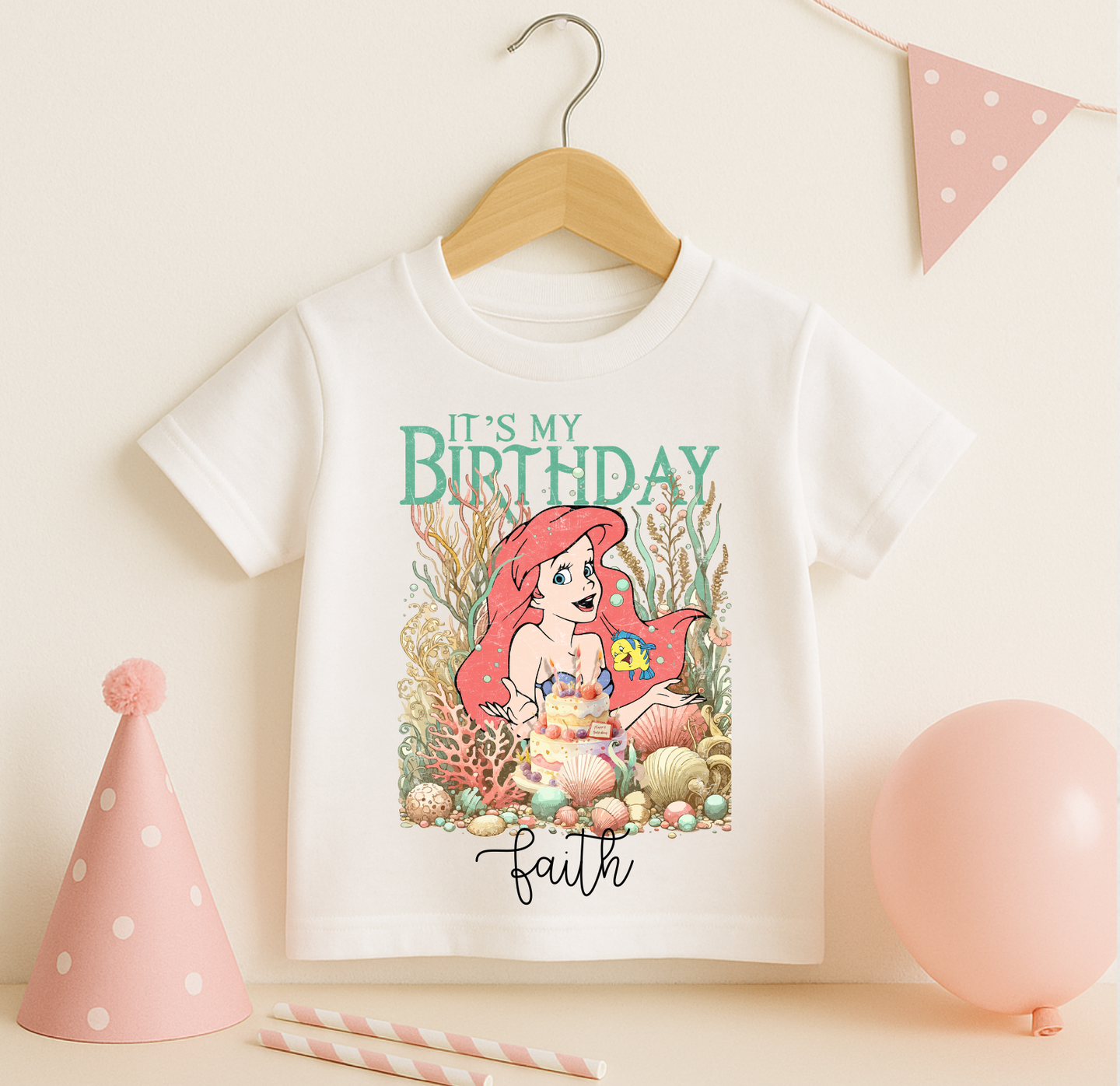 Ariel Birthday Tee