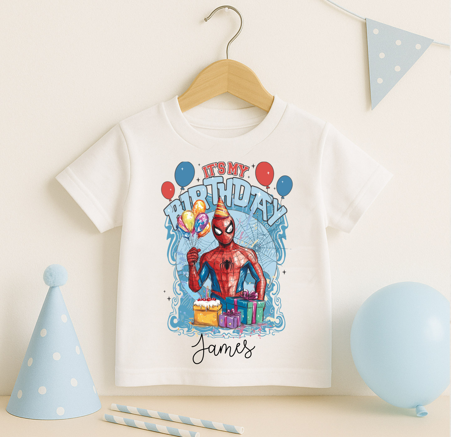 Spider Man Birthday Tee