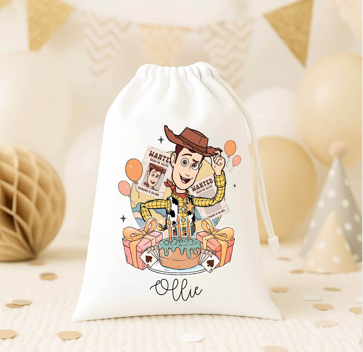 Woody Birthday Sack