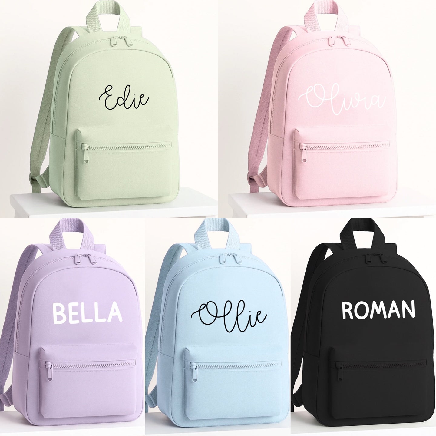 Personalised Backpack (Lots of Colours)