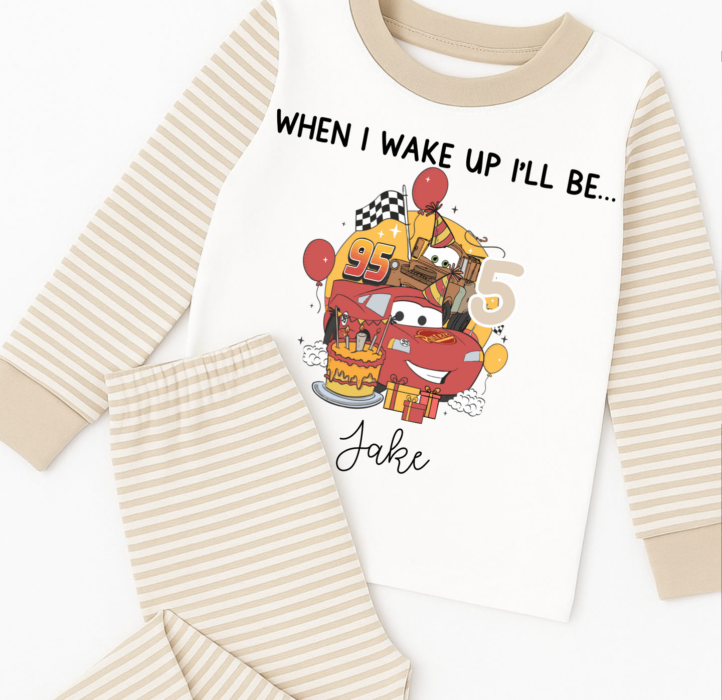 Cars Birthday Pyjamas