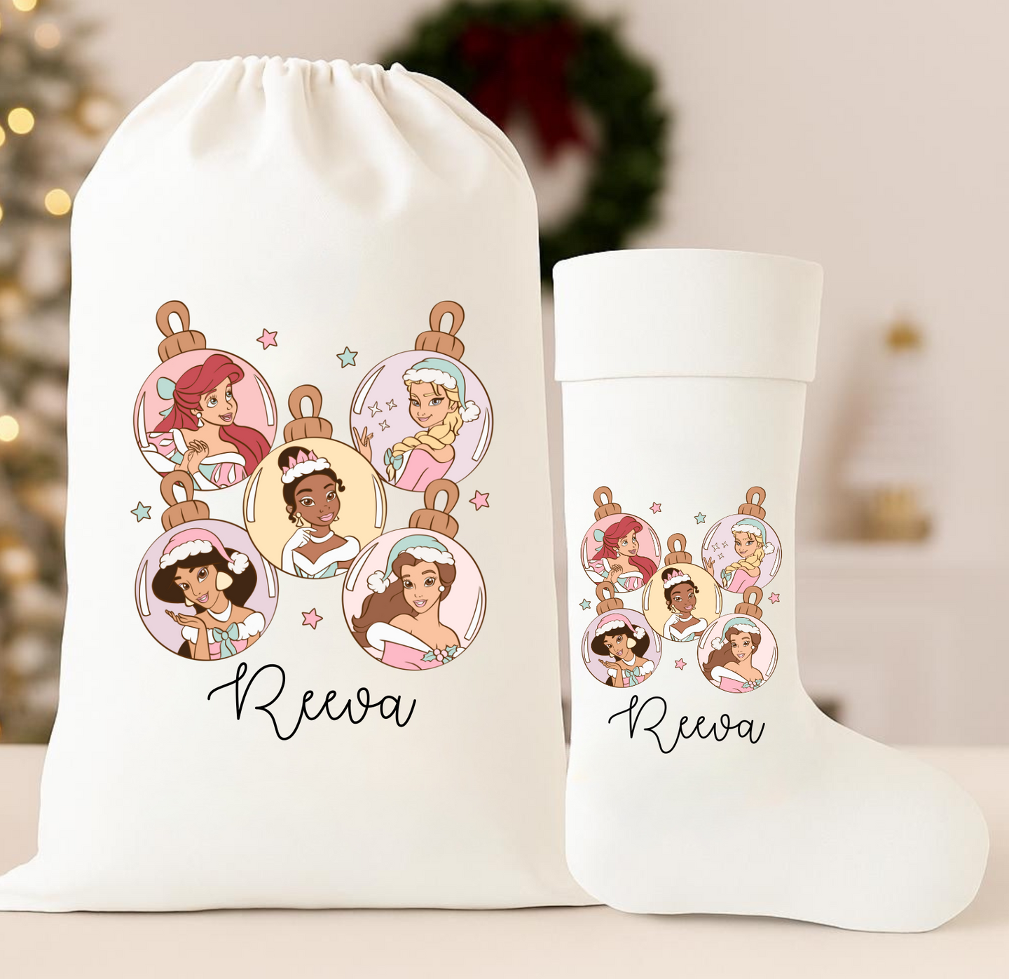 Pastel Princess Large Sack/Stocking
