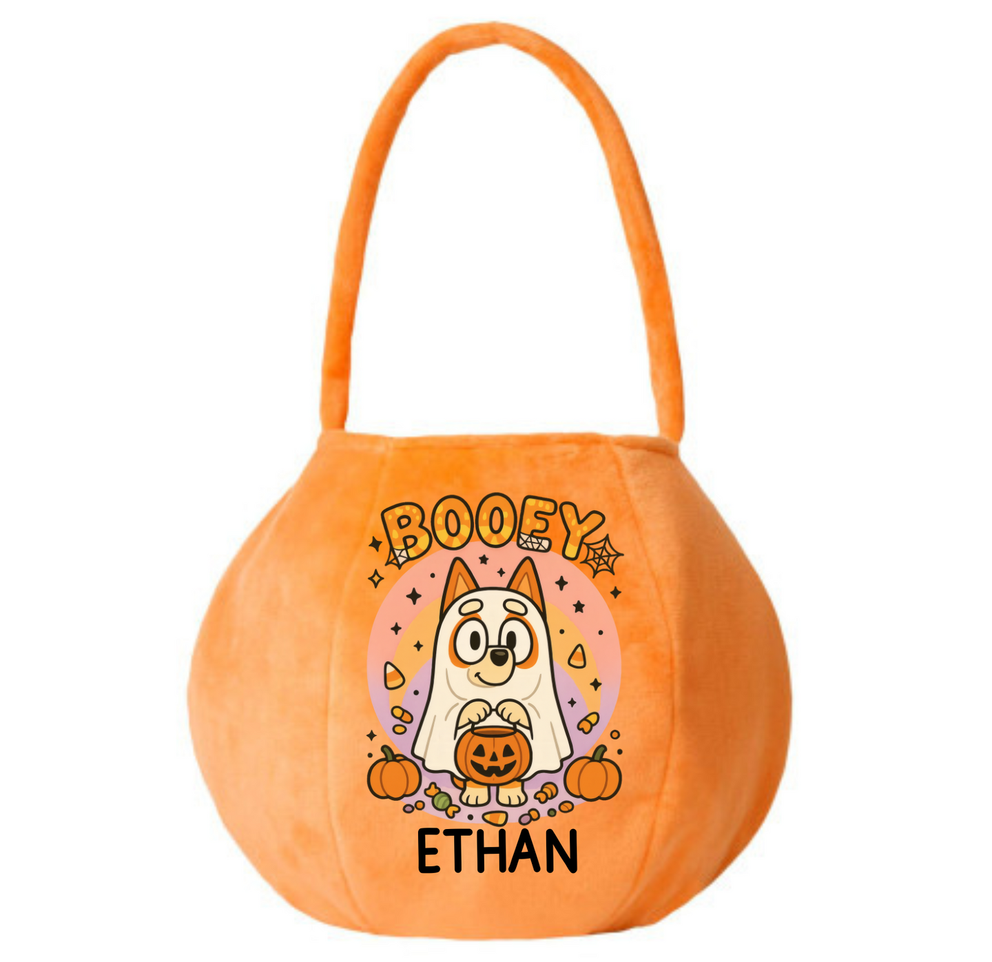 Orange Pumpkin Treat Basket (Lots of Designs)