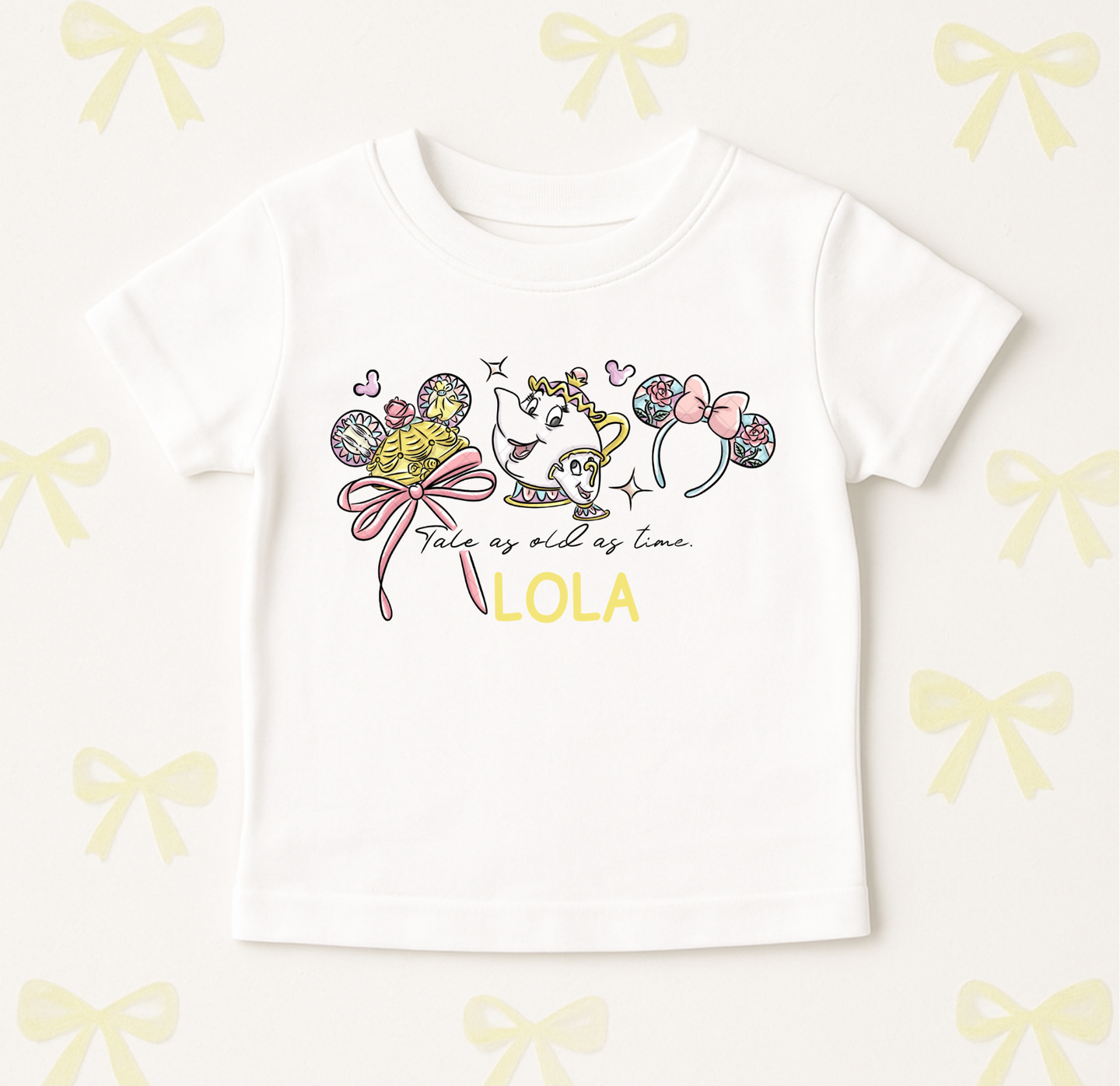 Ears Edit: Belle Tee (Cuties & Adult Sizes)