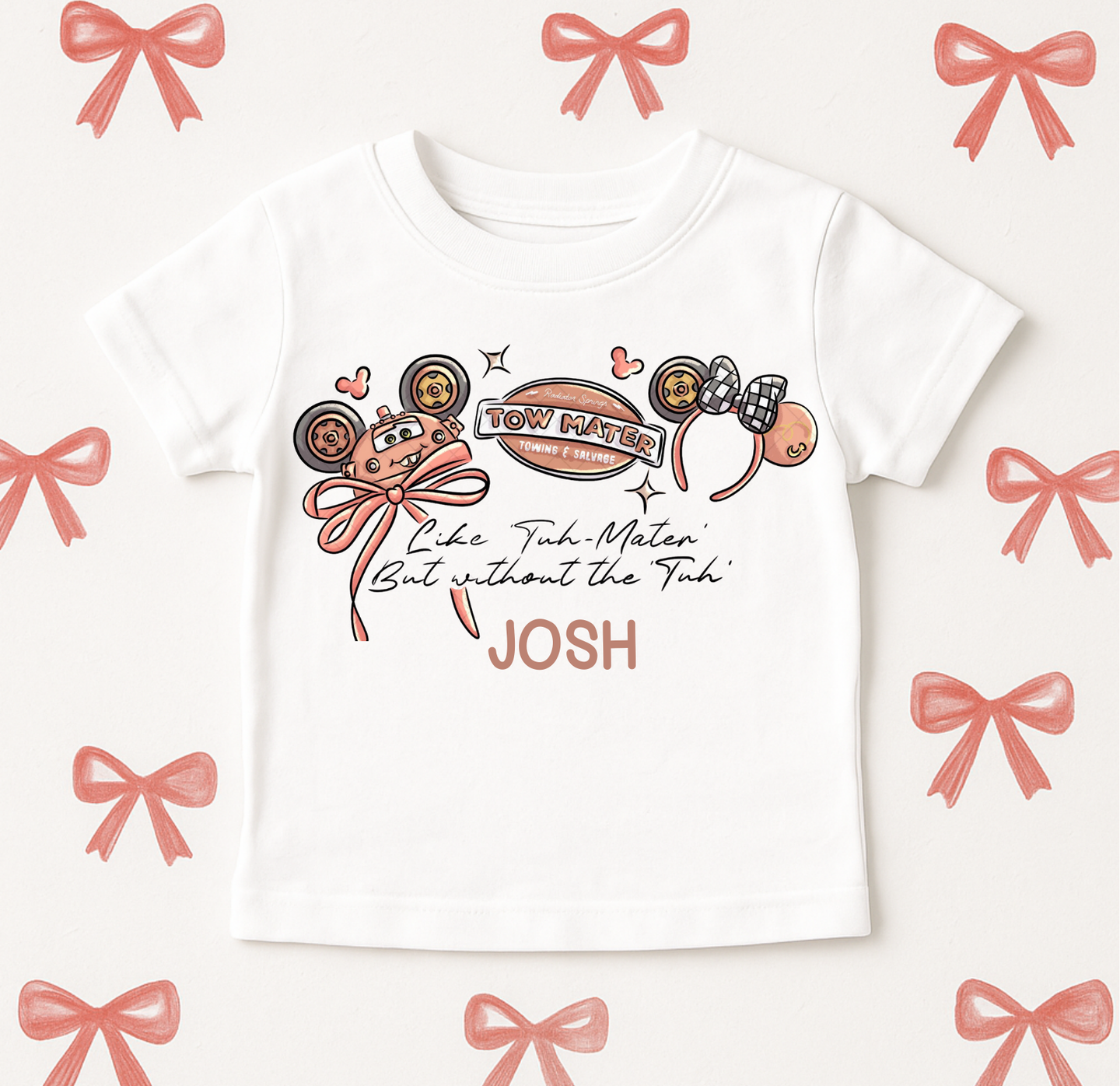 Ears Edit: Cars Mater Tee (Cuties & Adult Sizes)