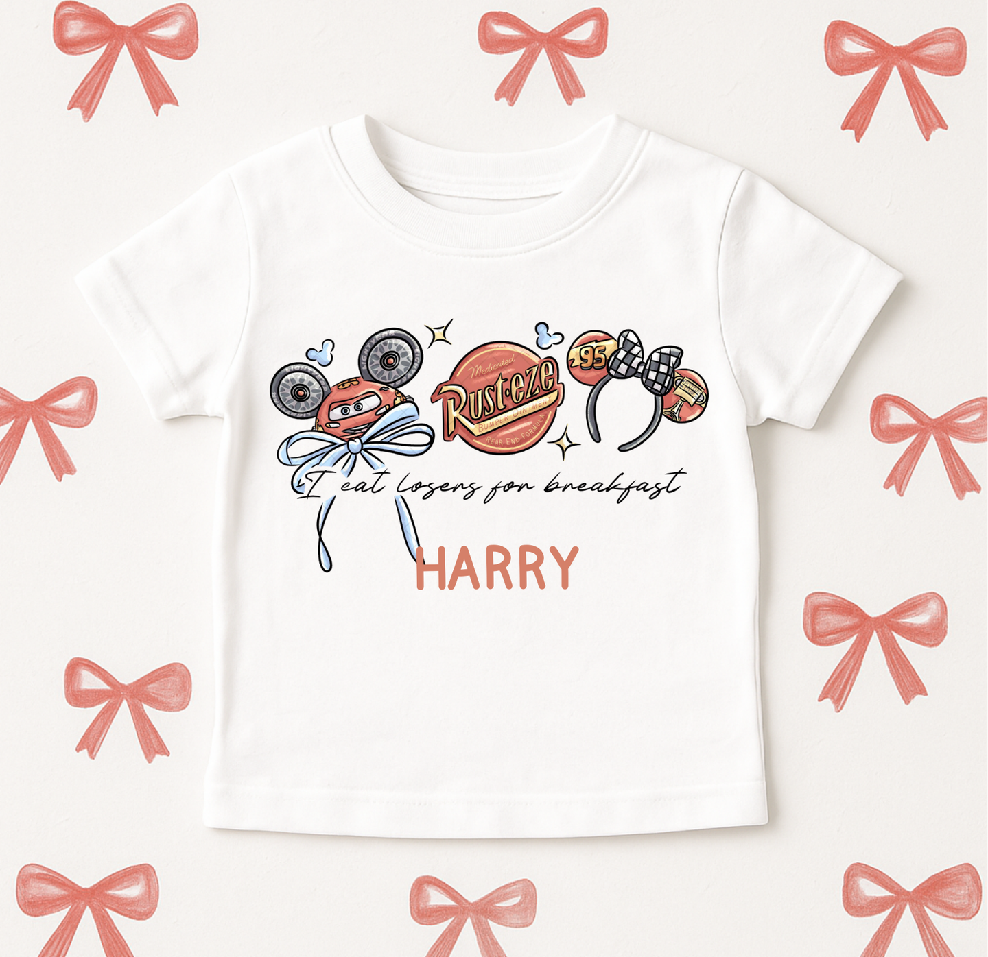 Ears Edit: McQueen Tee (Cuties & Adult Sizes)