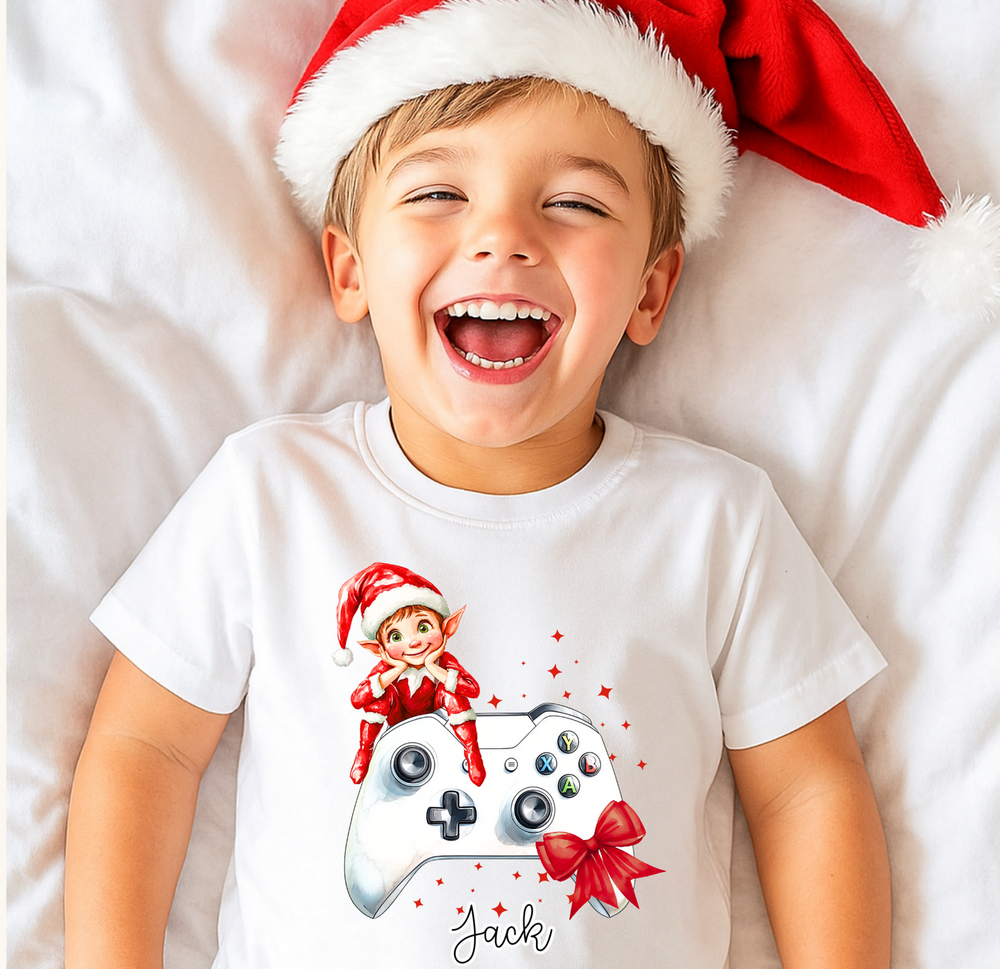 Elf Gamer Christmas Tee
