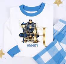 Load image into Gallery viewer, Polar Express Initial Pyjamas (Pink or Blue)
