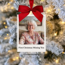 Load image into Gallery viewer, Personalised Polaroid Photo Christmas Decoration
