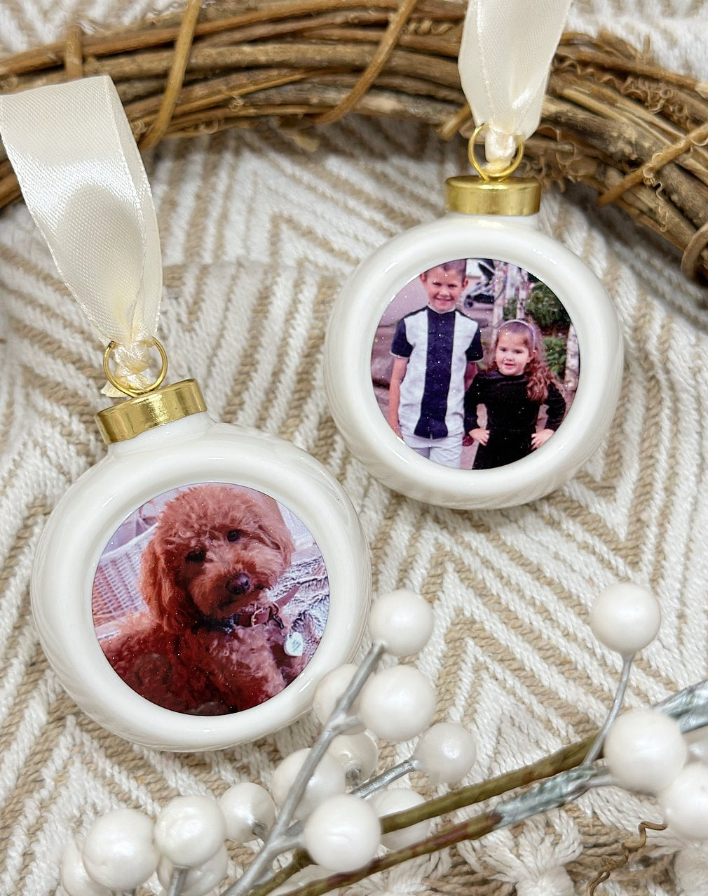 Ceramic Photo Bauble