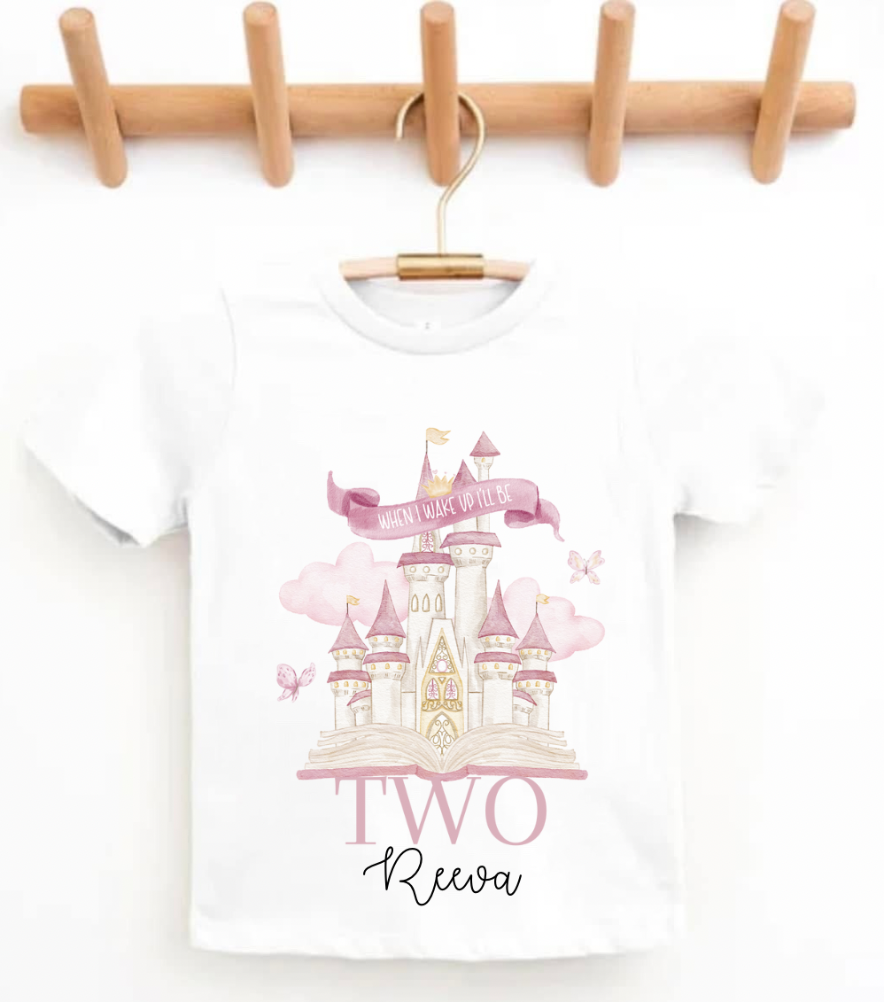 Princess Castle Birthday Tee (Ages 1-10)