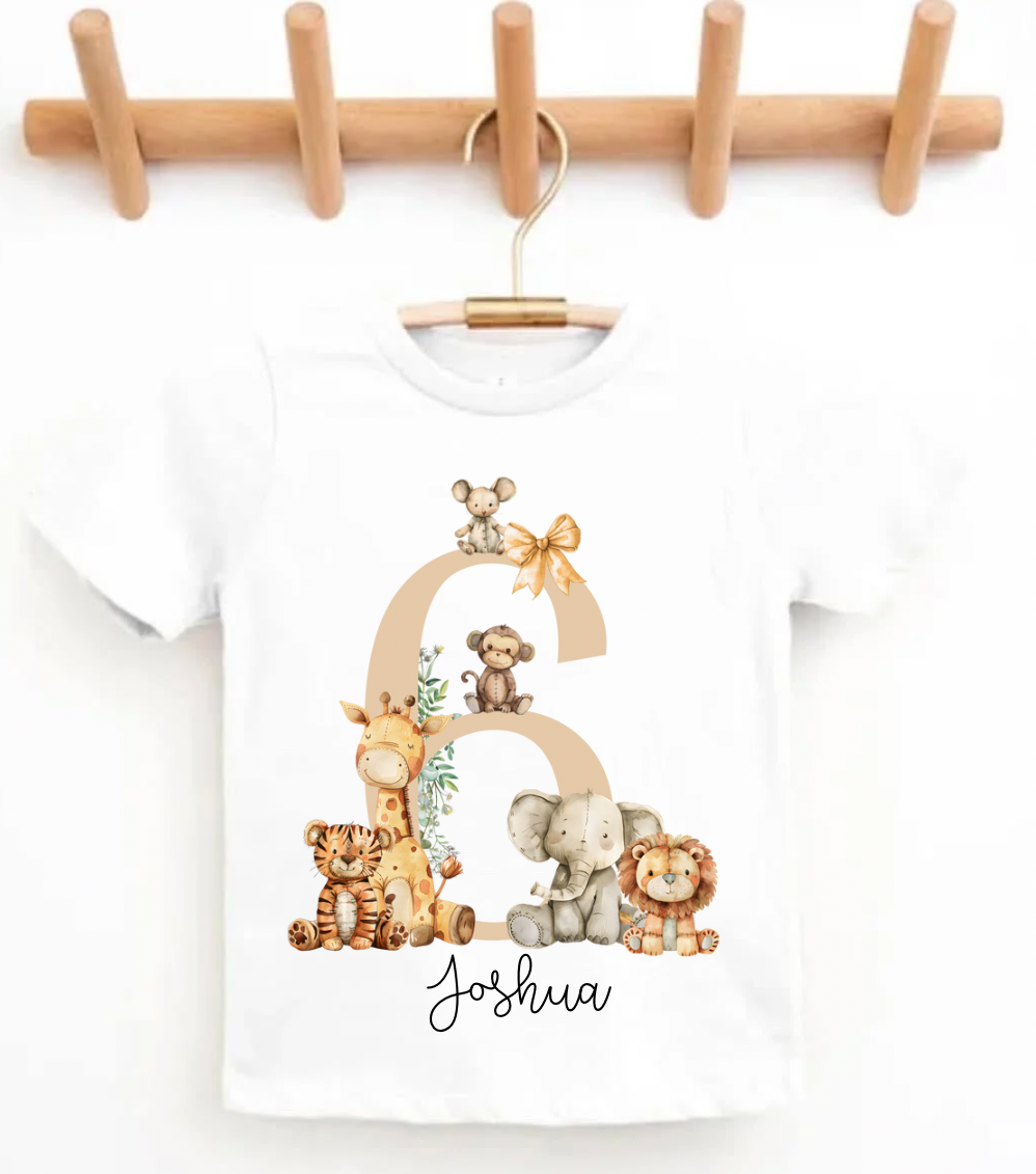 Safari Birthday Tee (Ages 1-9)