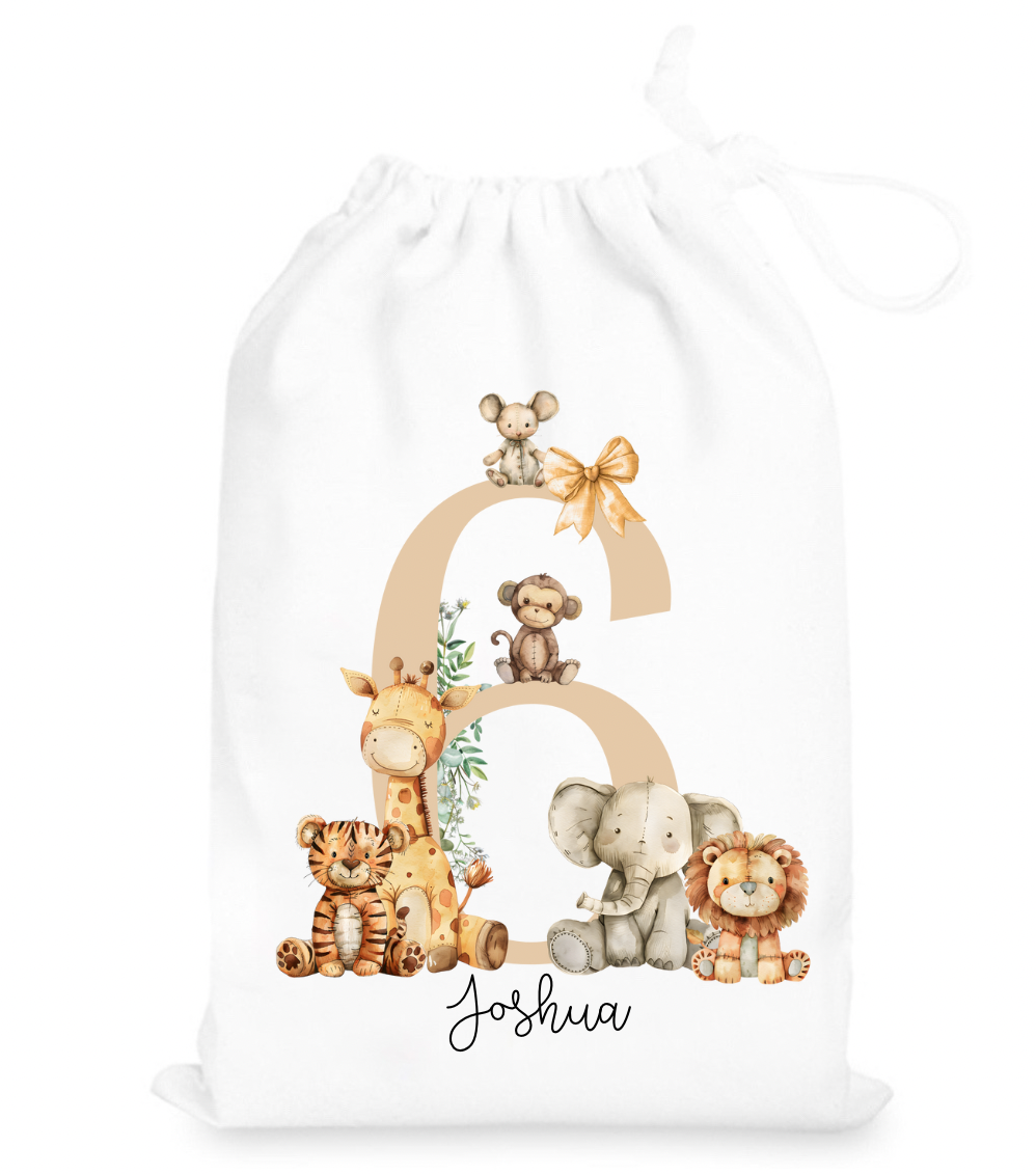 Safari Birthday Sack (Ages 1-9)