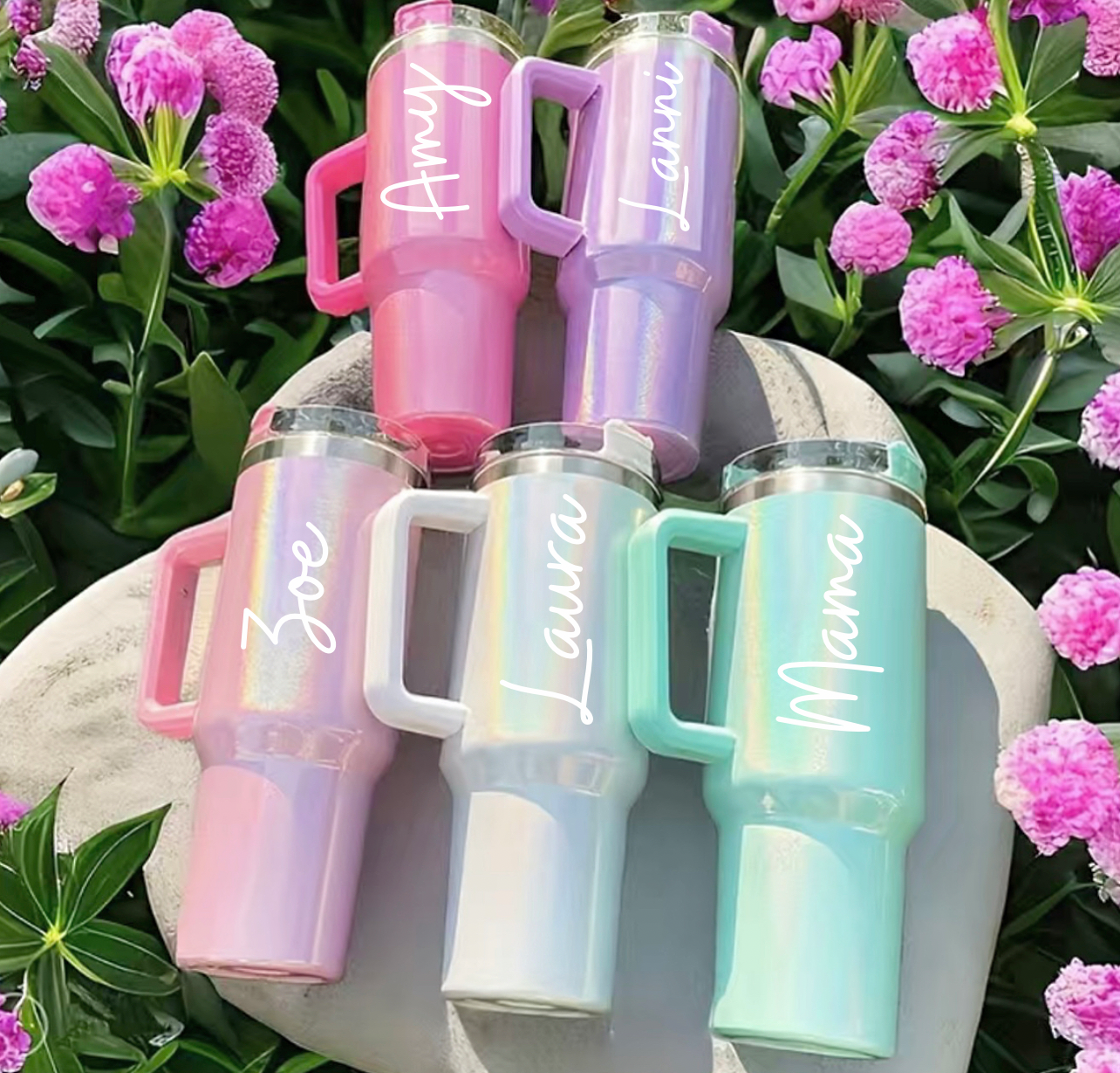XL Iridescent Quencher Tumblers