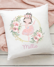 Load image into Gallery viewer, Ballerina Printed Cushion
