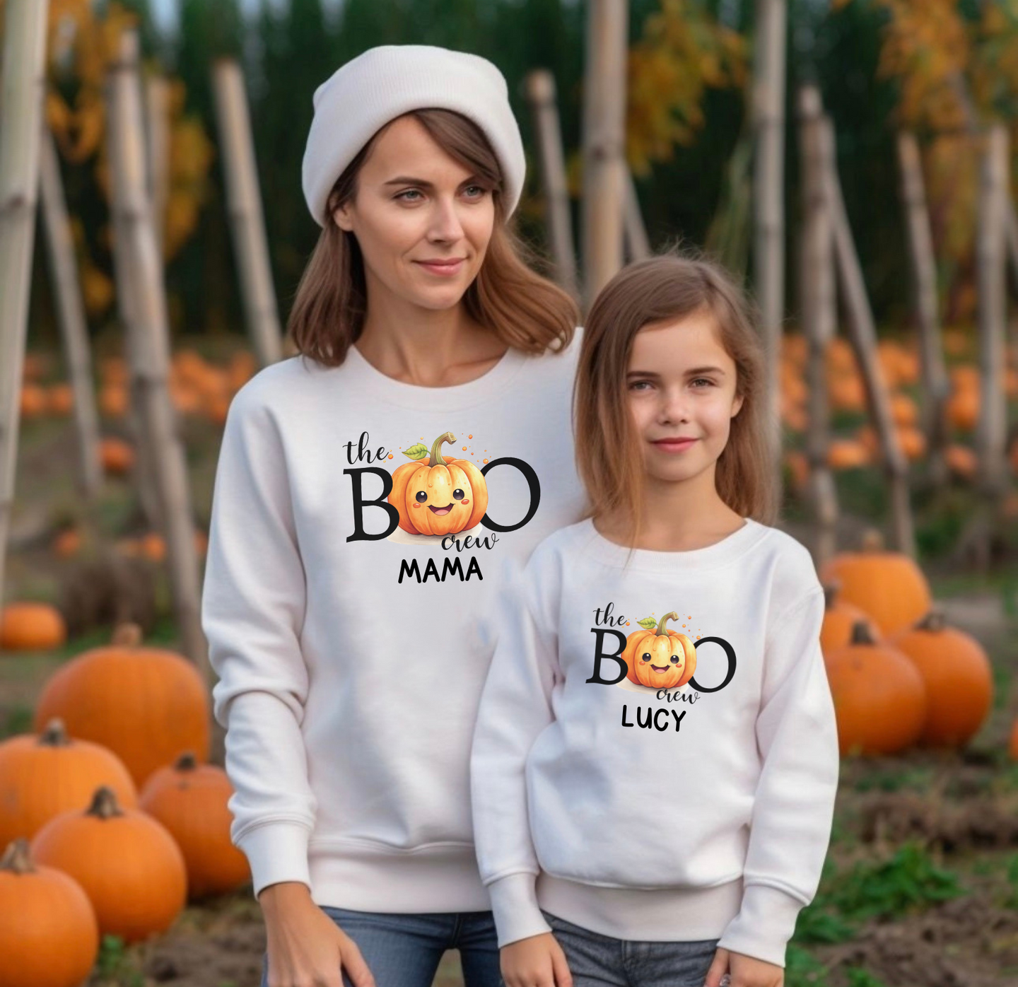 Boo Crew Sweater (adults & cuties)